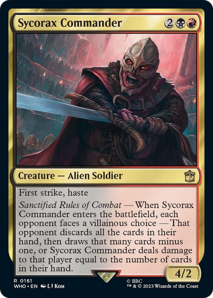 Sycorax Commander [Doctor Who] - Magic: The Gathering - Card Brawlers | Quebec | Canada |