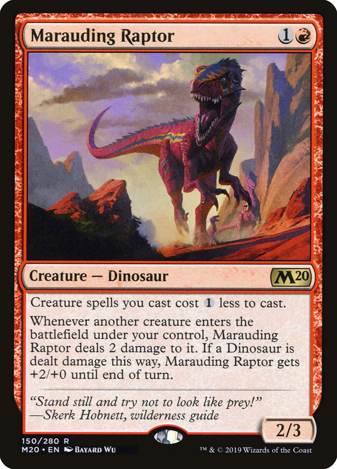 Marauding Raptor [Core Set 2020] - Magic: The Gathering - Card Brawlers | Quebec | Canada |