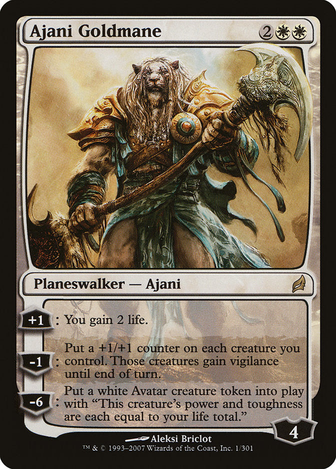 Ajani Goldmane [Lorwyn] - Magic: The Gathering - Card Brawlers | Quebec | Canada |