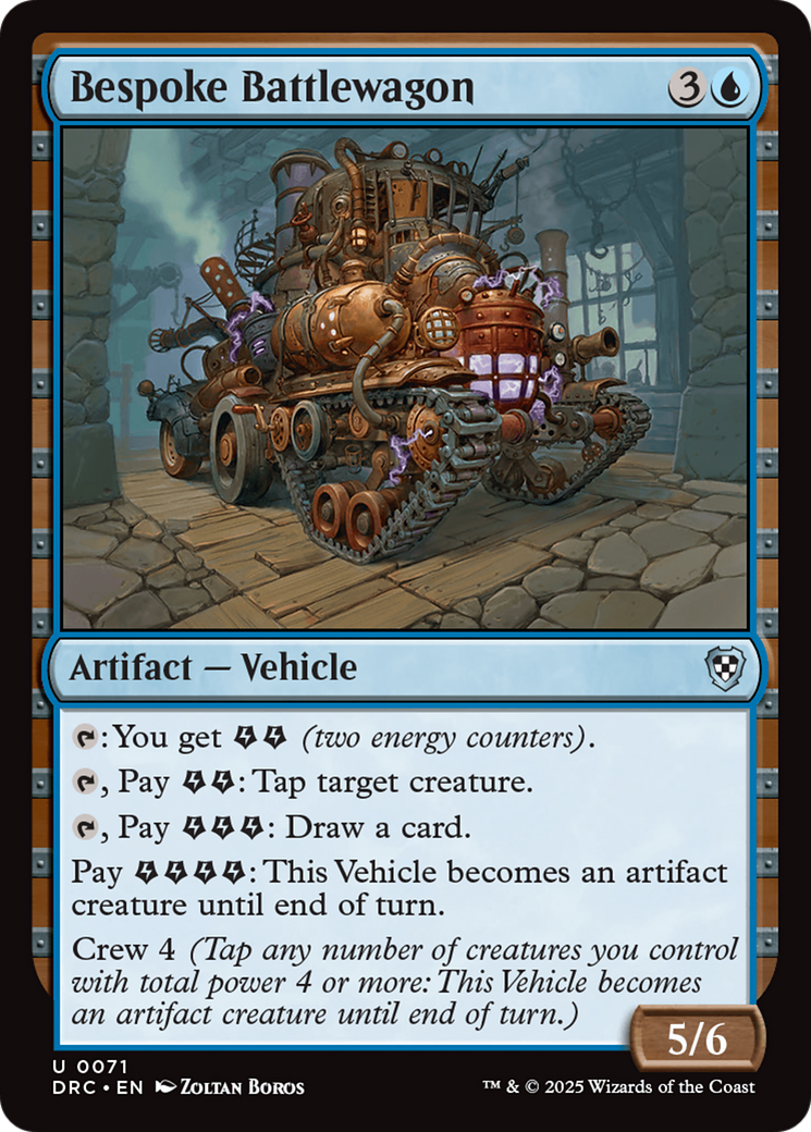 Bespoke Battlewagon [Aetherdrift Commander] - Magic: The Gathering - Card Brawlers | Quebec | Canada |
