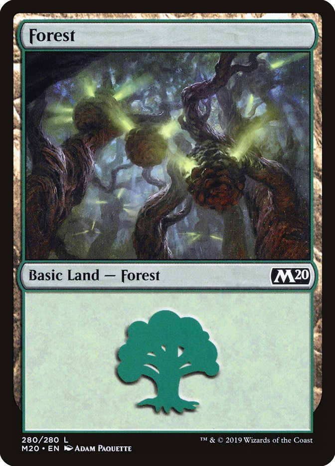 Forest (280) [Core Set 2020] - Magic: The Gathering - Card Brawlers | Quebec | Canada |