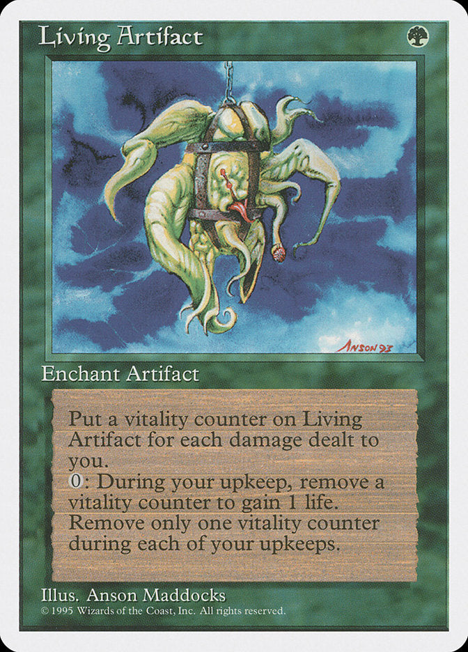 Living Artifact [Fourth Edition] - Magic: The Gathering - Card Brawlers | Quebec | Canada |