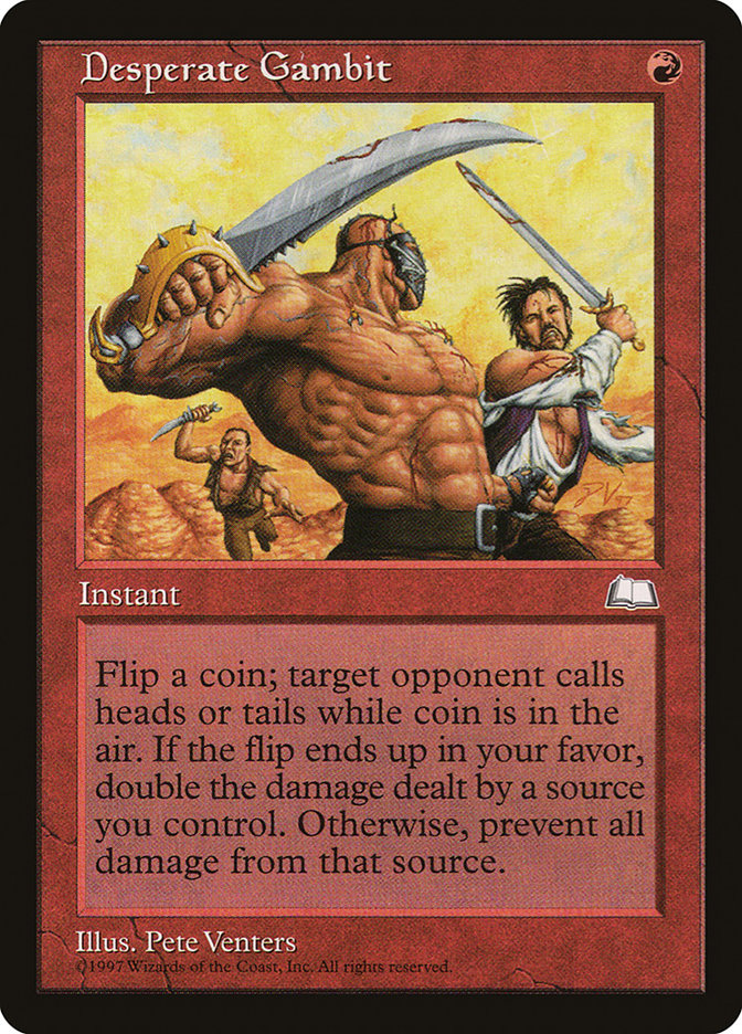 Desperate Gambit [Weatherlight] - Magic: The Gathering - Card Brawlers | Quebec | Canada |
