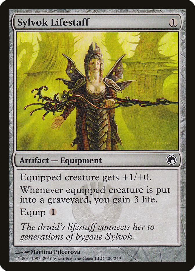 Sylvok Lifestaff [Scars of Mirrodin] - Magic: The Gathering - Card Brawlers | Quebec | Canada |