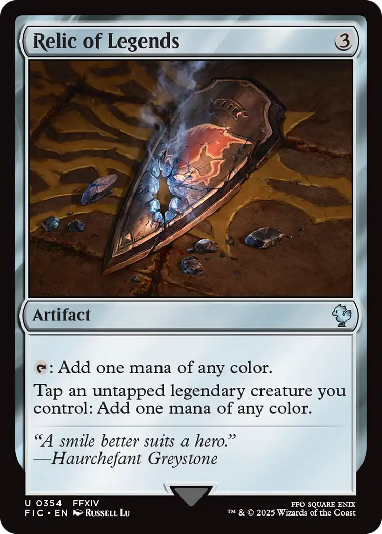 Relic of Legends [FINAL FANTASY Commander] - Magic: The Gathering - Card Brawlers | Quebec | Canada |