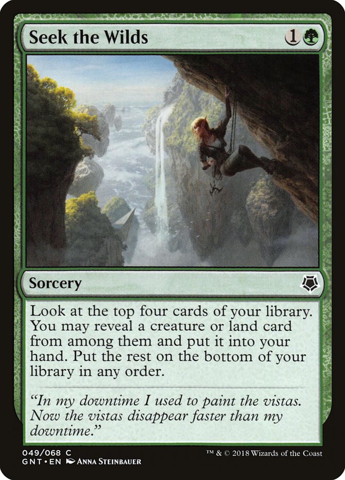 Seek the Wilds [Game Night 2018] - Magic: The Gathering - Card Brawlers | Quebec | Canada |