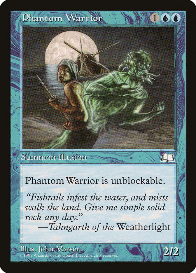 Phantom Warrior [Weatherlight] - Magic: The Gathering - Card Brawlers | Quebec | Canada |