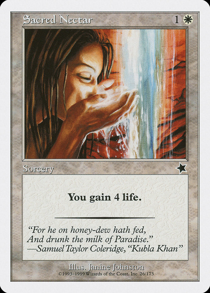 Sacred Nectar [Starter 1999] - Magic: The Gathering - Card Brawlers | Quebec | Canada |