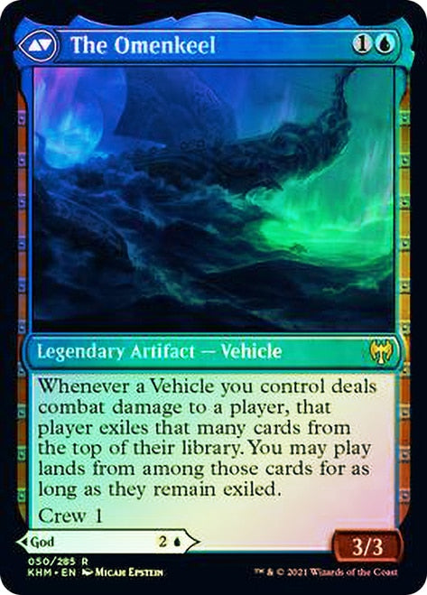 Cosima, God of the Voyage // The Omenkeel [Kaldheim Prerelease Promos] - Magic: The Gathering - Card Brawlers | Quebec | Canada |