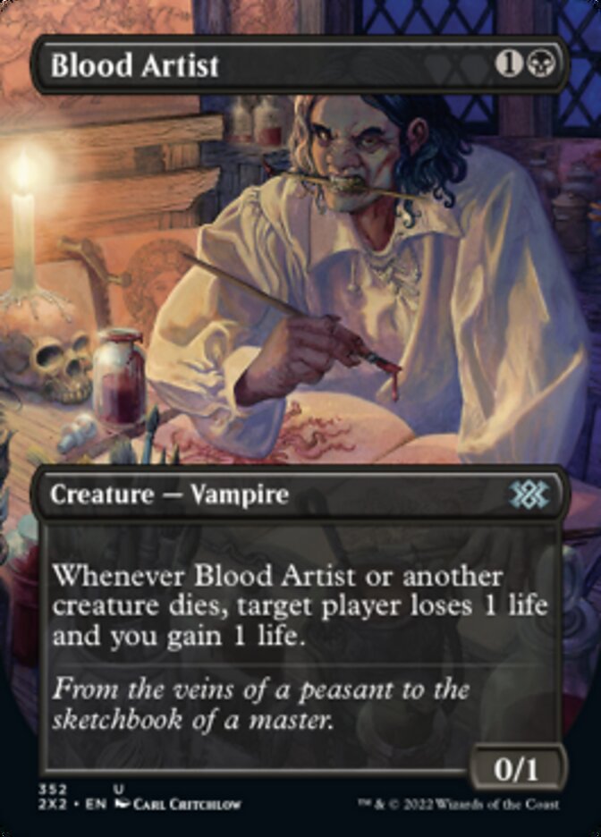 Blood Artist (Borderless Alternate Art) [Double Masters 2022] - Magic: The Gathering - Card Brawlers | Quebec | Canada |