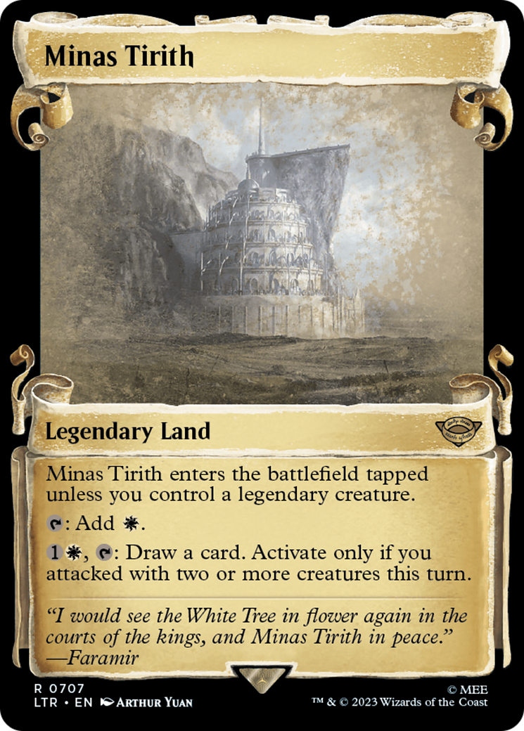 Minas Tirith [The Lord of the Rings: Tales of Middle-Earth Showcase Scrolls] - Magic: The Gathering - Card Brawlers | Quebec | Canada |