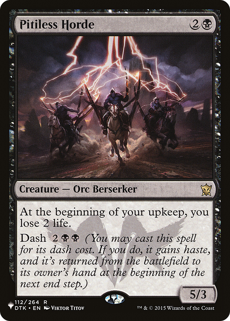 Pitiless Horde [The List] - Magic: The Gathering - Card Brawlers | Quebec | Canada |
