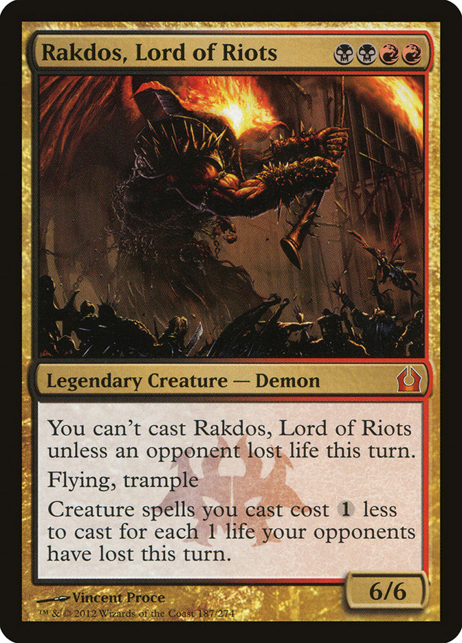 Rakdos, Lord of Riots [Return to Ravnica] - Magic: The Gathering - Card Brawlers | Quebec | Canada |