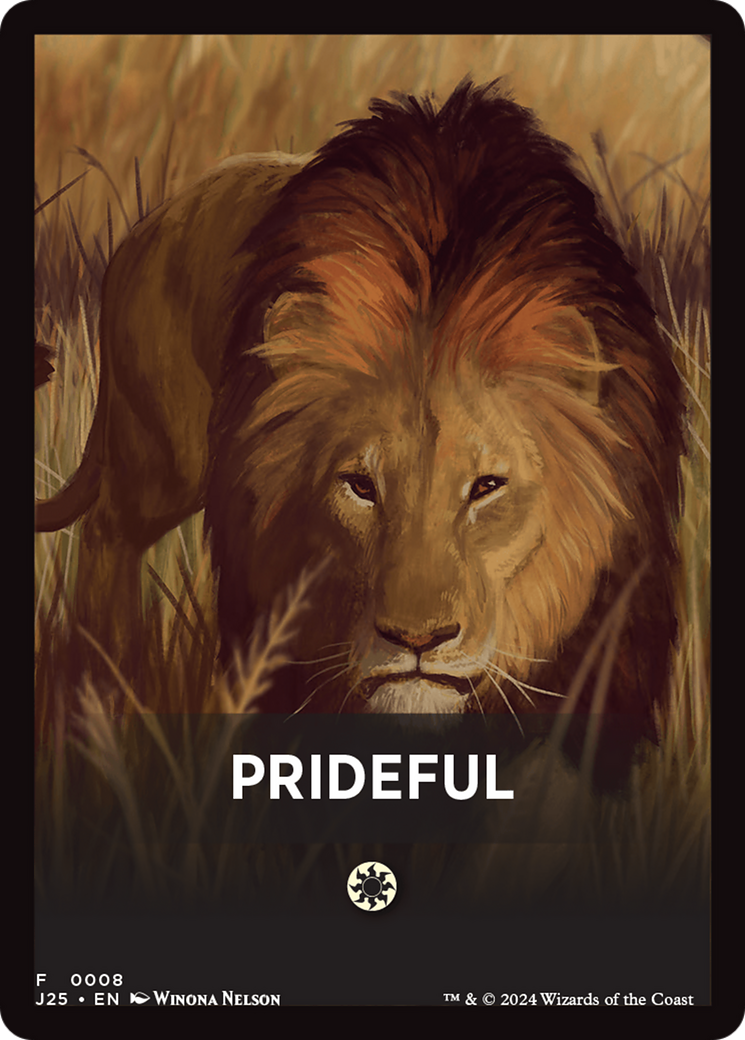 Prideful Theme Card [Foundations Jumpstart Front Cards] - Magic: The Gathering - Card Brawlers | Quebec | Canada |