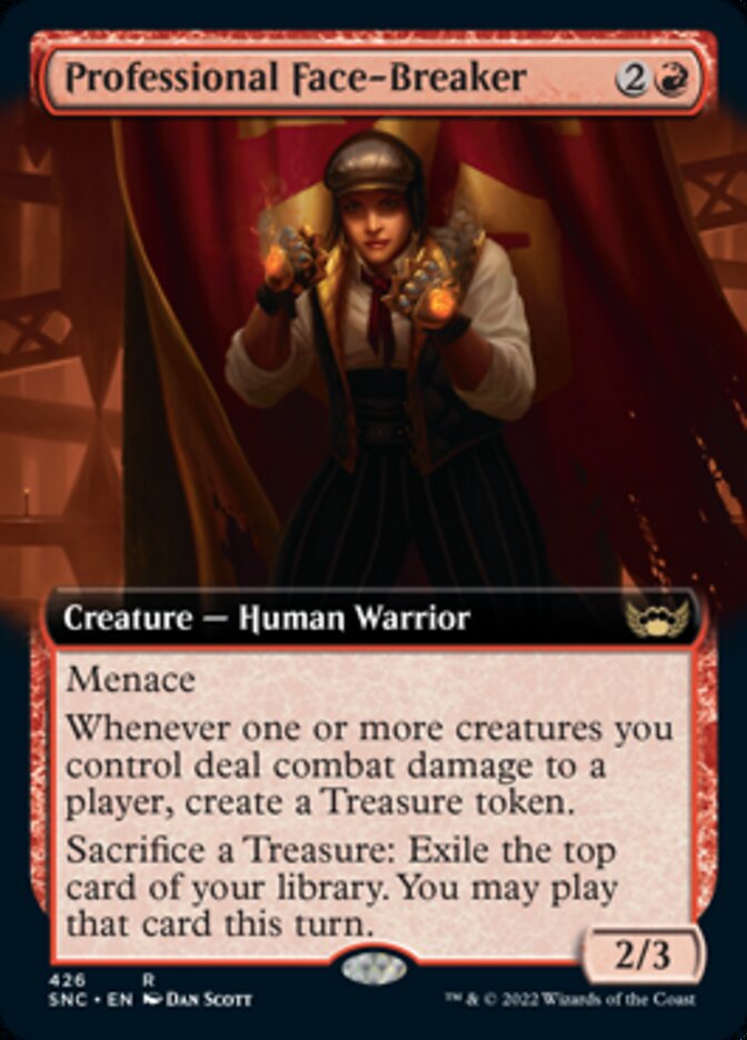 Professional Face-Breaker (Extended Art) [Streets of New Capenna] - Magic: The Gathering - Card Brawlers | Quebec | Canada |