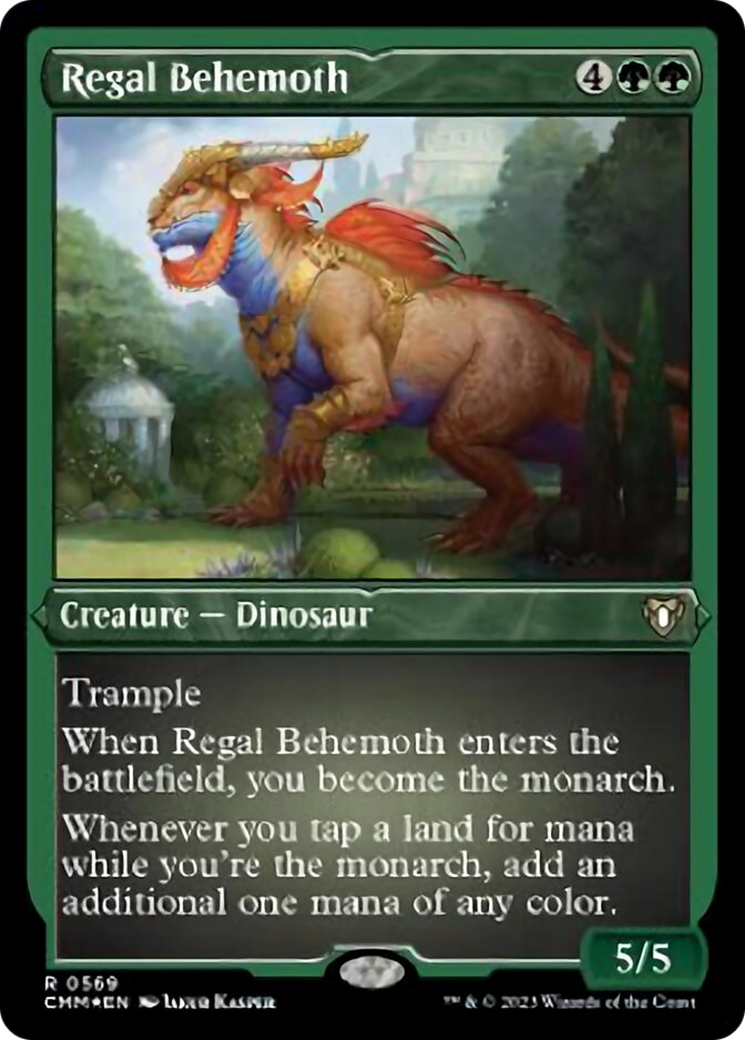 Regal Behemoth (Foil Etched) [Commander Masters] - Magic: The Gathering - Card Brawlers | Quebec | Canada |