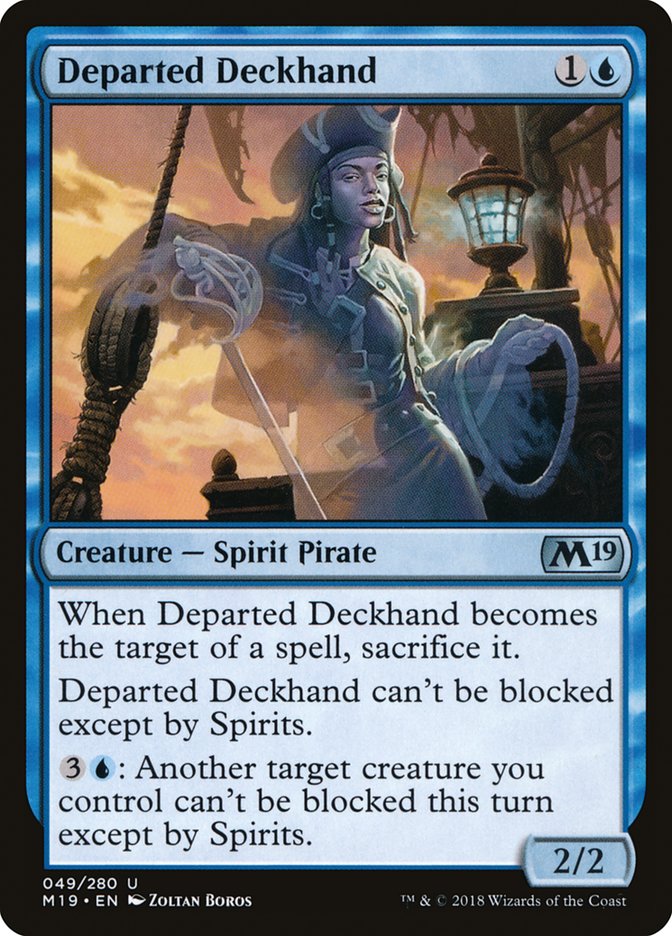 Departed Deckhand [Core Set 2019] - Magic: The Gathering - Card Brawlers | Quebec | Canada |