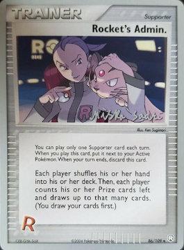 Rocket's Admin. (86/109) (Suns & Moons - Miska Saari) [World Championships 2006] - Pokémon - Card Brawlers | Quebec | Canada |