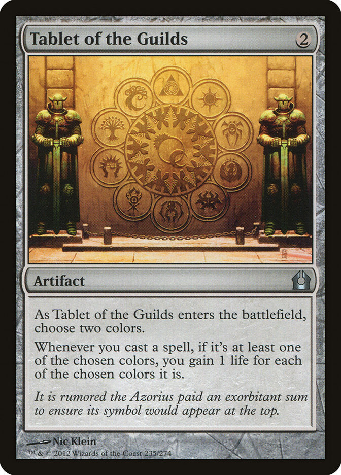 Tablet of the Guilds [Return to Ravnica] - Magic: The Gathering - Card Brawlers | Quebec | Canada |