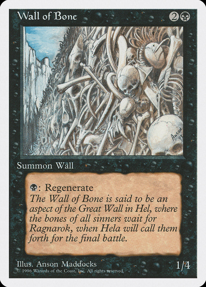 Wall of Bone [Introductory Two-Player Set] - Magic: The Gathering - Card Brawlers | Quebec | Canada |