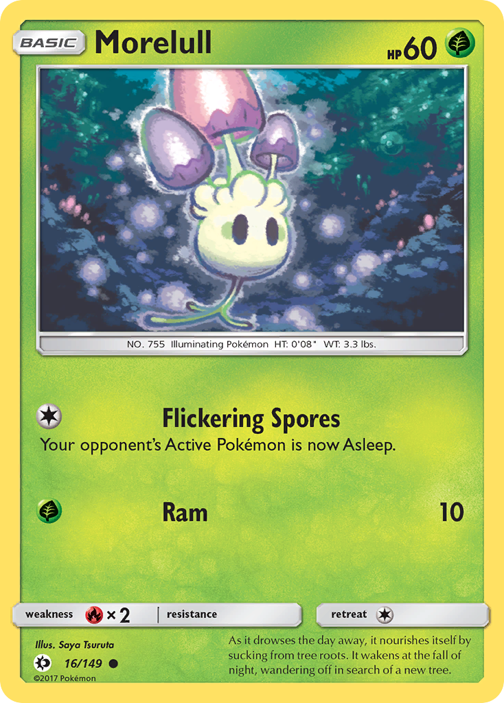 Morelull (16/149) [Sun & Moon: Base Set] - Pokémon - Card Brawlers | Quebec | Canada |