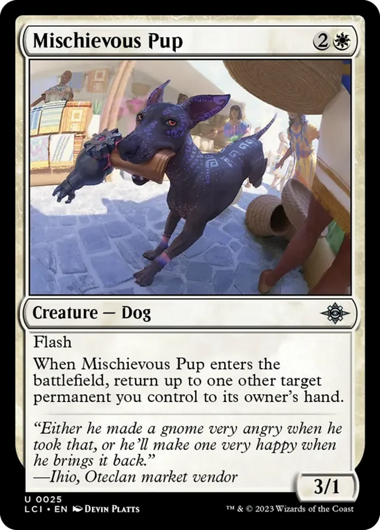 Mischievous Pup [The Lost Caverns of Ixalan] - Magic: The Gathering - Card Brawlers | Quebec | Canada |