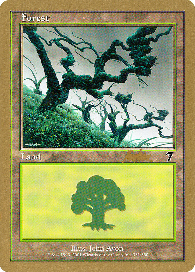 Forest (bk331) (Brian Kibler) [World Championship Decks 2002] - Magic: The Gathering - Card Brawlers | Quebec | Canada |