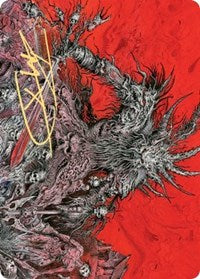 Varragoth, Bloodsky Sire Art Card (Gold-Stamped Signature) [Kaldheim Art Series] - Magic: The Gathering - Card Brawlers | Quebec | Canada |