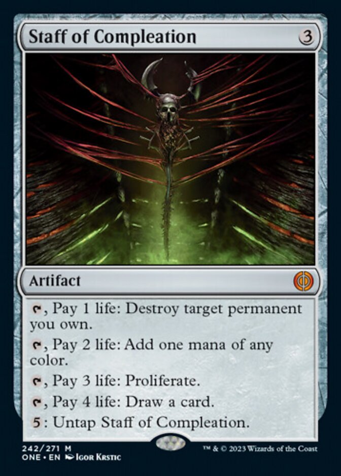 Staff of Compleation [Phyrexia: All Will Be One] - Magic: The Gathering - Card Brawlers | Quebec | Canada |