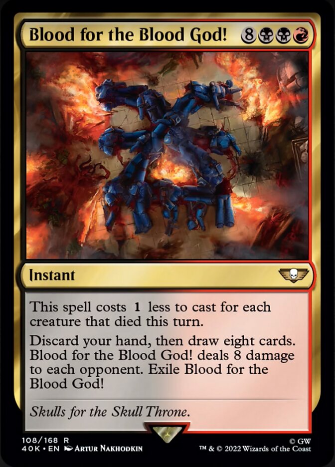 Blood for the Blood God! (Surge Foil) [Warhammer 40,000] - Magic: The Gathering - Card Brawlers | Quebec | Canada |