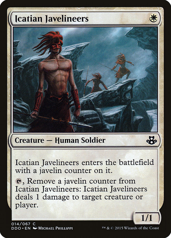 Icatian Javelineers [Duel Decks: Elspeth vs. Kiora] - Magic: The Gathering - Card Brawlers | Quebec | Canada |