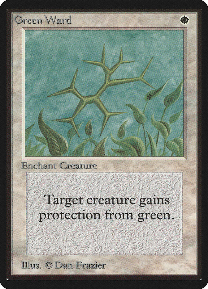 Green Ward [Beta Edition] - Magic: The Gathering - Card Brawlers | Quebec | Canada |