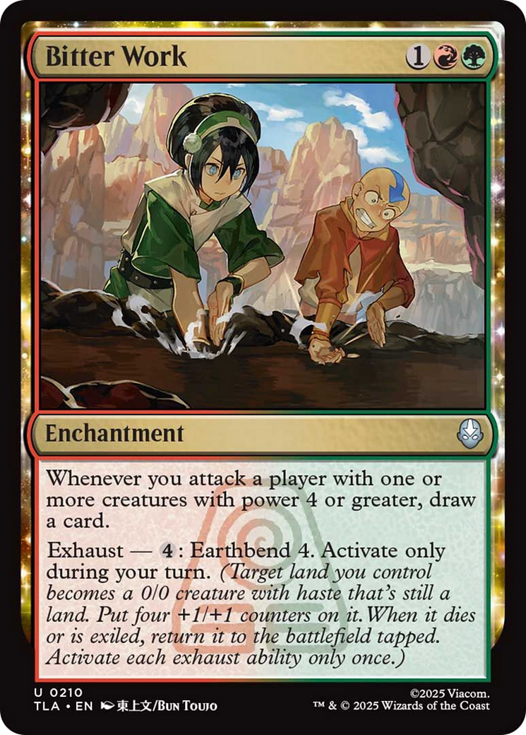 Bitter Work [Avatar: The Last Airbender] - Magic: The Gathering - Card Brawlers | Quebec | Canada |