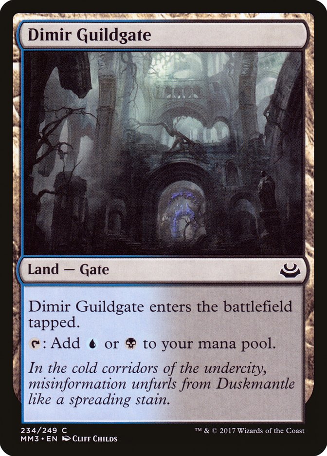 Dimir Guildgate [Modern Masters 2017] - Magic: The Gathering - Card Brawlers | Quebec | Canada |