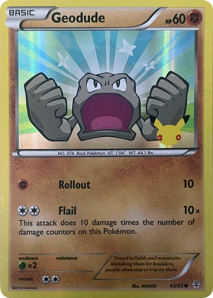 Geodude (043/083) [Celebrations: 25th Anniversary] - Pokémon - Card Brawlers | Quebec | Canada |