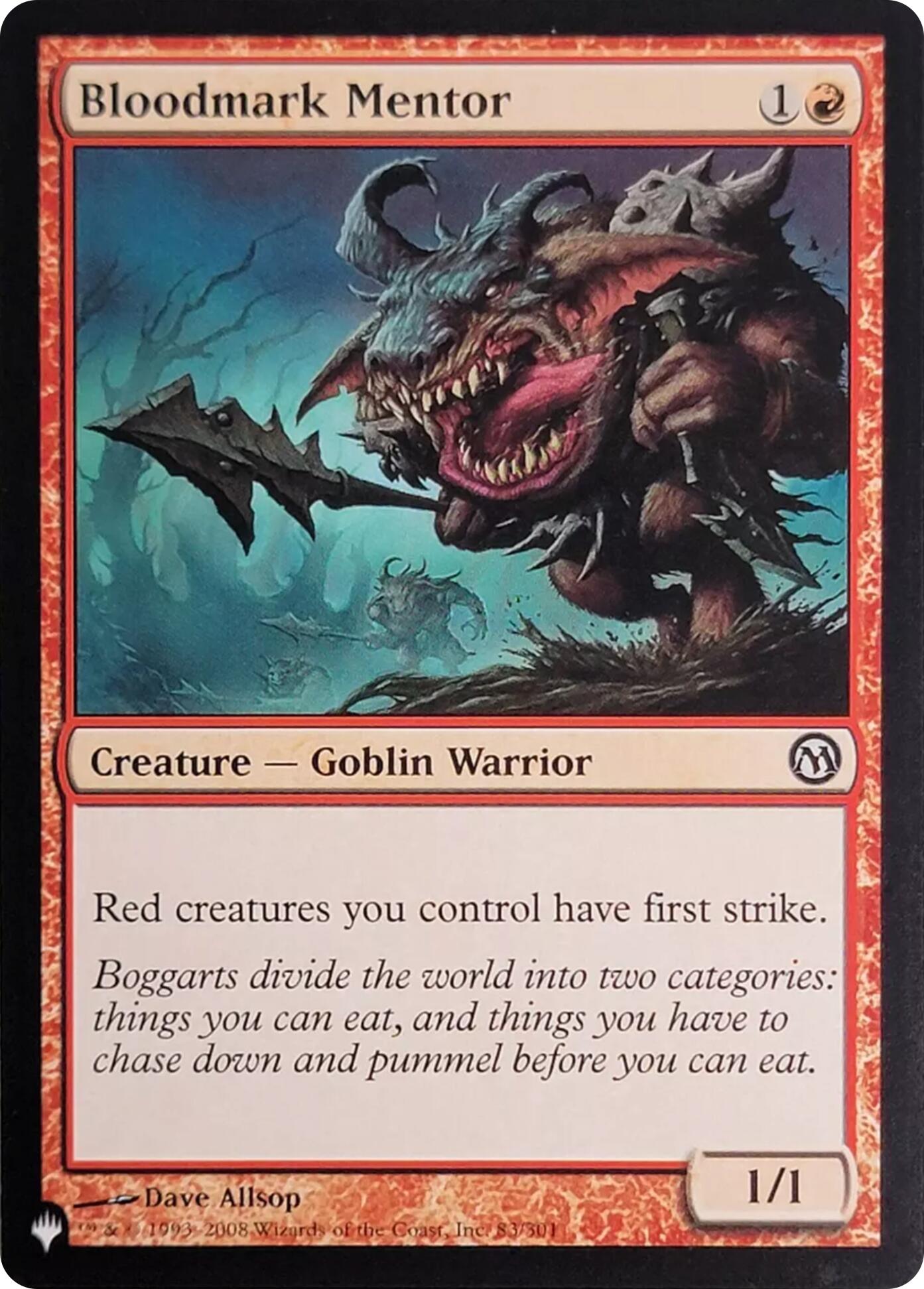 Bloodmark Mentor (83) [The List] - Magic: The Gathering - Card Brawlers | Quebec | Canada |