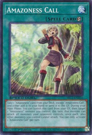 Amazoness Call [SBC2-ENH16] Common - Yu-Gi-Oh! - Card Brawlers | Quebec | Canada |