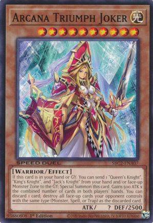 Arcana Triumph Joker [SBC2-ENA07] Common - Yu-Gi-Oh! - Card Brawlers | Quebec | Canada |