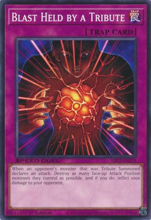 Blast Held by a Tribute [SBC2-ENF21] Common - Yu-Gi-Oh! - Card Brawlers | Quebec | Canada |