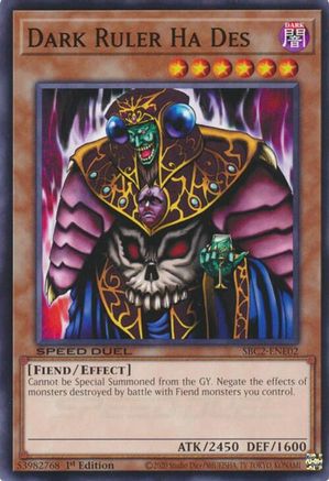 Dark Ruler Ha Des [SBC2-ENE02] Common - Yu-Gi-Oh! - Card Brawlers | Quebec | Canada |
