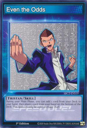 Even the Odds [SBC2-ENS19] Common - Yu-Gi-Oh! - Card Brawlers | Quebec | Canada |