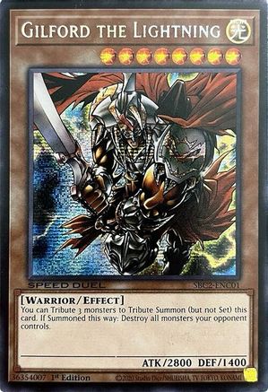 Gilford the Lightning (PSR) [SBC2-ENC01] Prismatic Secret Rare - Yu-Gi-Oh! - Card Brawlers | Quebec | Canada |