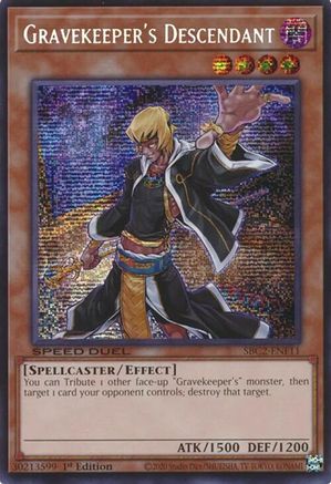 Gravekeeper's Descendant (PSR) [SBC2-ENF11] Prismatic Secret Rare - Yu-Gi-Oh! - Card Brawlers | Quebec | Canada |