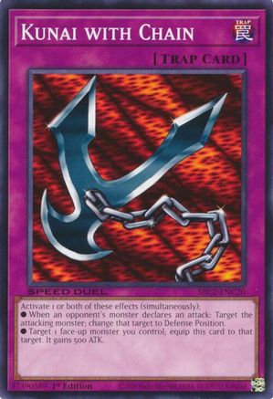 Kunai with Chain [SBC2-ENC20] Common - Yu-Gi-Oh! - Card Brawlers | Quebec | Canada |