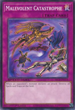 Malevolent Catastrophe [SBC2-END18] Common - Yu-Gi-Oh! - Card Brawlers | Quebec | Canada |