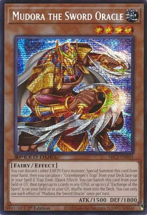 Mudora the Sword Oracle (PSR) [SBC2-ENF01] Prismatic Secret Rare
