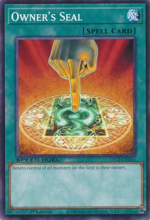 Owner's Seal [SBC2-END16] Common - Yu-Gi-Oh! - Card Brawlers | Quebec | Canada |