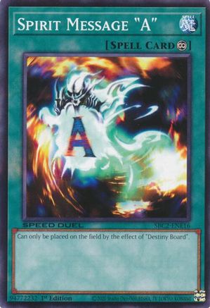Spirit Message "A" [SBC2-ENE16] Common - Yu-Gi-Oh! - Card Brawlers | Quebec | Canada |