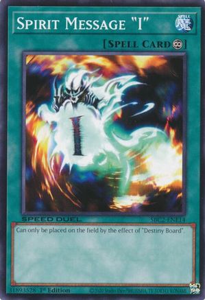 Spirit Message "I" [SBC2-ENE14] Common - Yu-Gi-Oh! - Card Brawlers | Quebec | Canada |