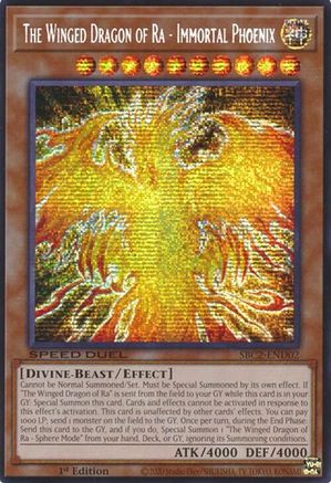 The Winged Dragon of Ra - Immortal Phoenix (PSR) [SBC2-END02] Prismatic Secret Rare - Yu-Gi-Oh! - Card Brawlers | Quebec | Canada |